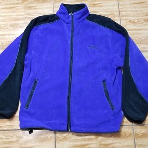 Nautica Competition Blue Fleece Full Zip Jacket XL